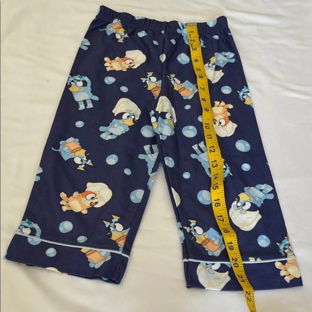 Children's Navy Blue Character Print Pajama Set